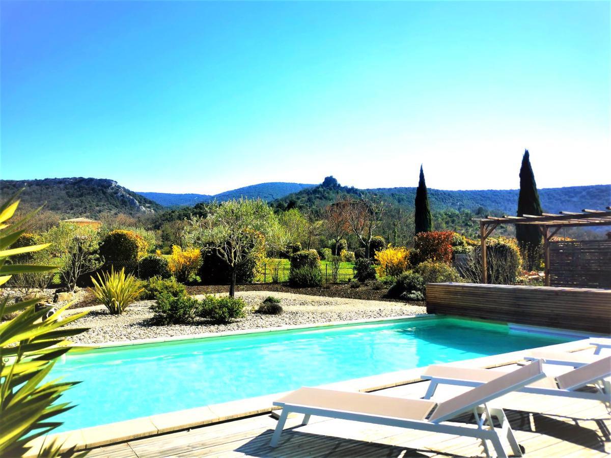 Roulotte De La Villa Font Vive - Tout Equipee, Tout Confort, Situation Ideale Sud Ardeche Grospierres Exterior foto