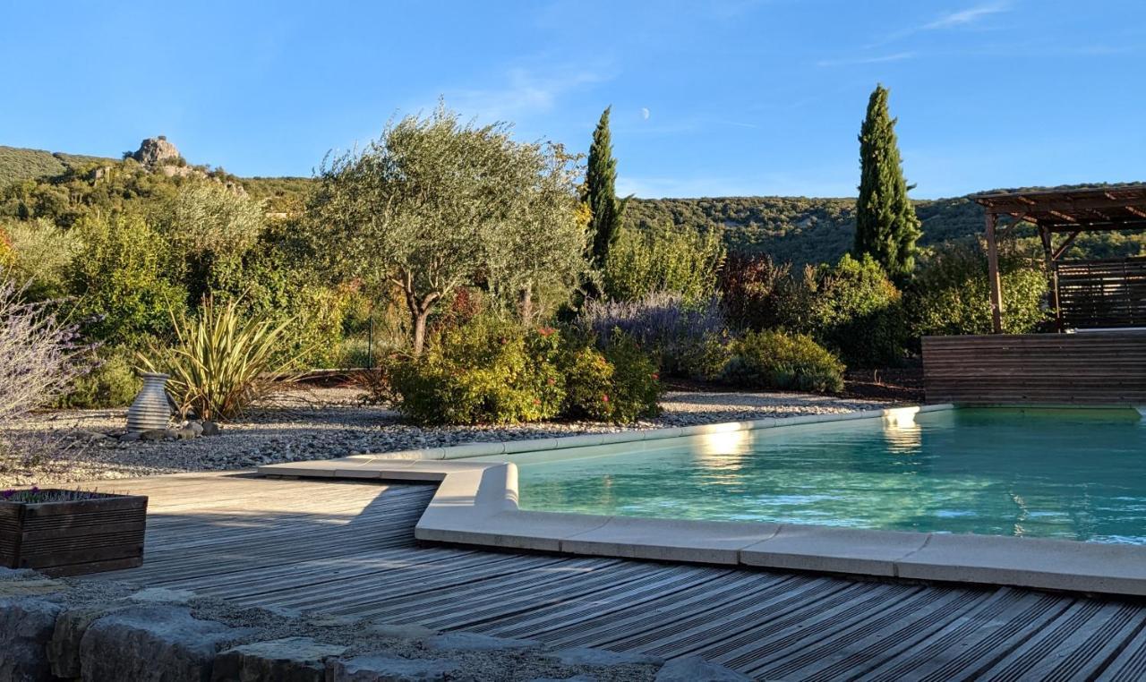 Roulotte De La Villa Font Vive - Tout Equipee, Tout Confort, Situation Ideale Sud Ardeche Grospierres Exterior foto